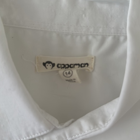 Appaman - boys white button down size 14 - Picture 2 of 6